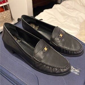 Vince Camuto Black Loafers